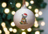 Border Terrier Ceramic Bauble